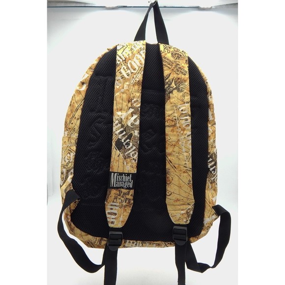 Harry Potter Marauders Map I Solemnly Swear Hogwarts Backpack Bag Warner Bros - Picture 3 of 16